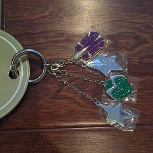 Terry Mugler key chain and bag